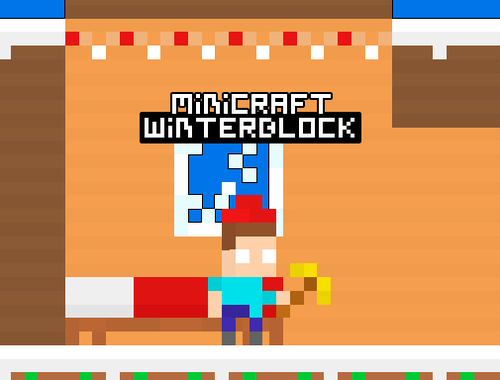 Igra Minicraft Winterblock spletu