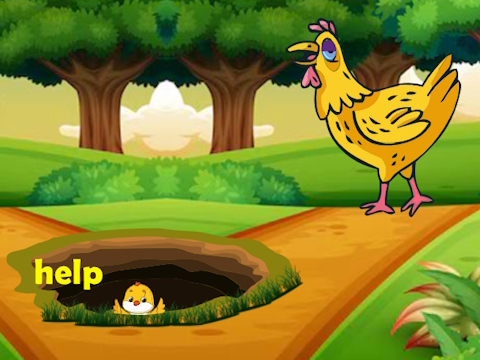 Igra Nevarna situacija Chick Escape  spletu