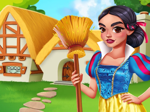 Igra Princess Spring čiščenje  spletu