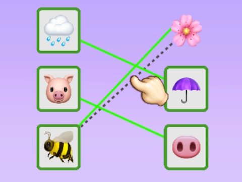 Igra Emoji Puzzle Connect  spletu