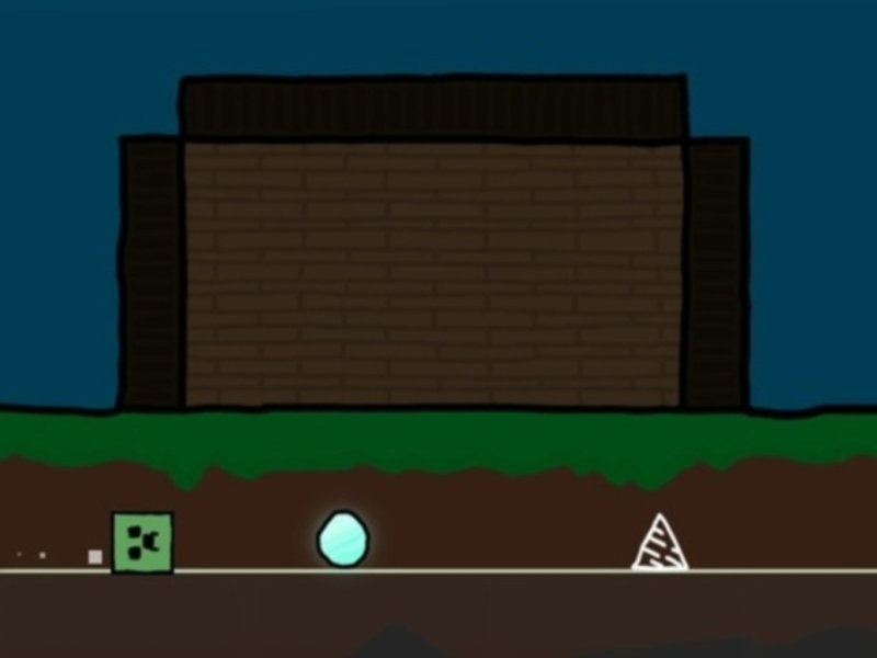 Igra Geometrija izpuščaj, ampak mcraft  spletu