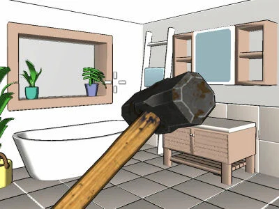 Igra Razbij sobo na koščke  spletu