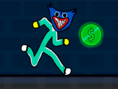 Igra Stickman Huggy 456 lignje  spletu