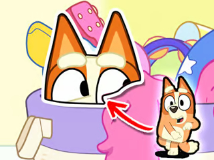 Igra Sestavljanka Sejsa: Bluey Hide & Seek  spletu