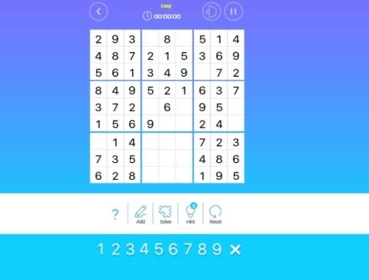 Igra Mojster Sudoku  spletu