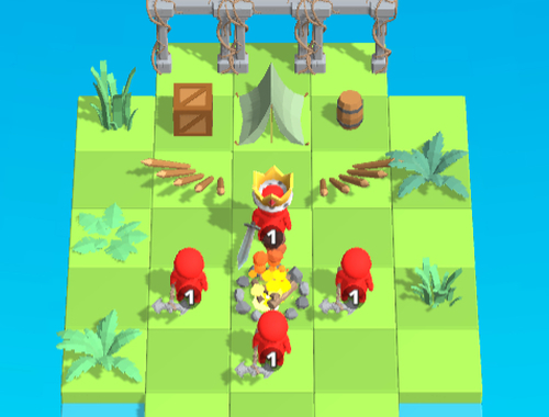 Igra Castle Wars Cell Battle  spletu