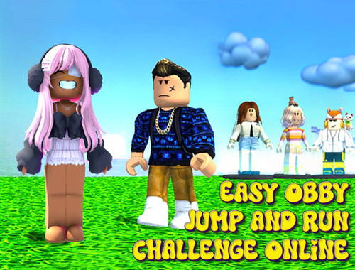 Igra Easy Obby Skok in Run Challenge Online  spletu