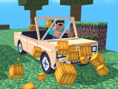 Igra Noob: Obby v avtu  spletu