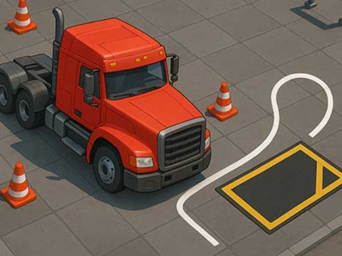 Igra Truck Simulator Extreme Park  spletu