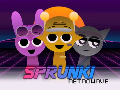Igra Sprinki Retrowave  spletu
