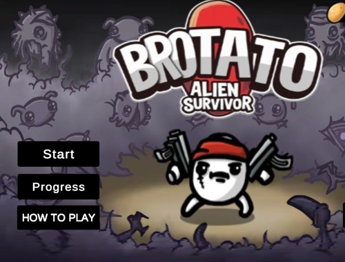 Igra Preživel Brotato Alien  spletu