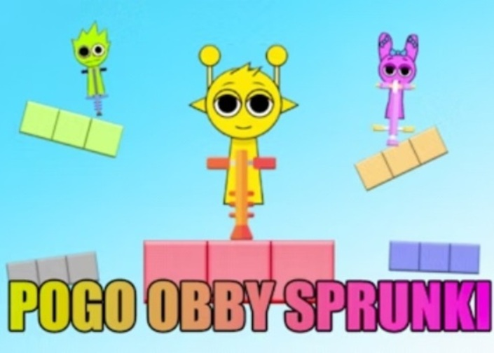 Igra Pogo Obby Sprinki  spletu