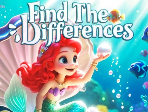 Igra Poiščite razlike: Little Mermaid  spletu