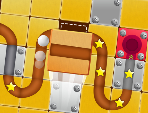 Igra Odklepanje žogice Slide Puzzle  spletu