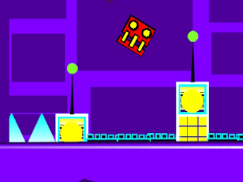 Igra Geometry Dash je zamrl  spletu