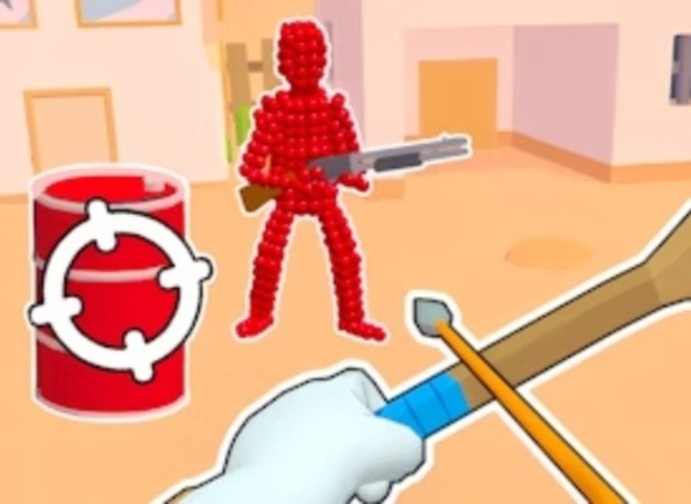 Igra Stickman Archer streljanje puščic pri Redsu  spletu