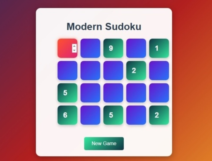 Igra Sodobni Sudoku  spletu