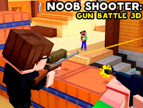 Igra Noob Shooter: Gun Battle 3D  spletu