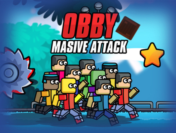 Igra OBBY MASSION ATTACT  spletu