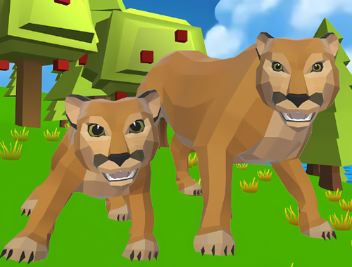 Igra Cougar Simulator: velike mačke  spletu
