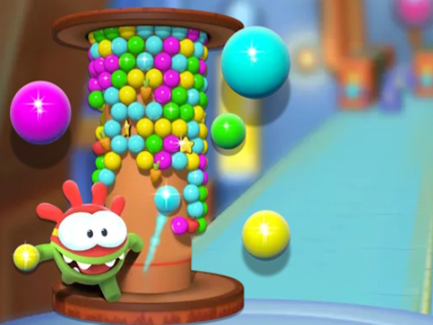 Igra Om nom Tower 3d  spletu