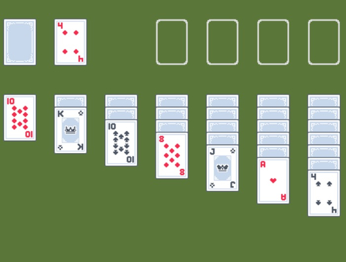 Igra Klondike Card Quest  spletu