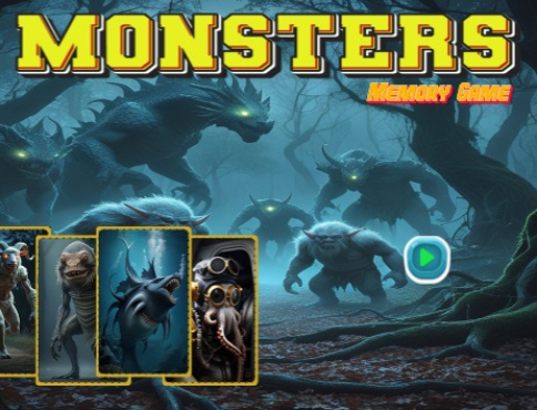Igra Monsters spominska igra  spletu