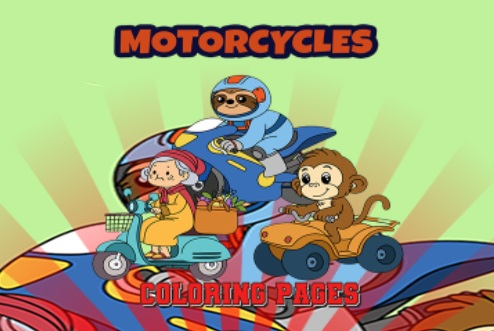 Igra Strani za barvanje motociklov  spletu