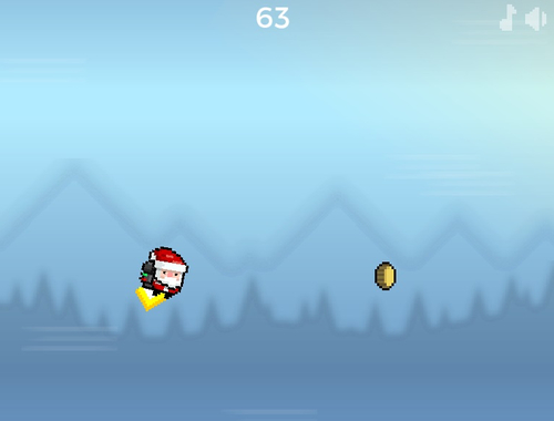 Igra Santa Dash 2  spletu