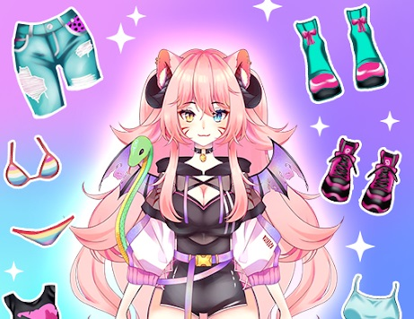 Igra Anime obleka moe  spletu