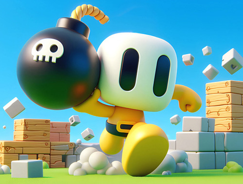 Igra Bombaman 3d  spletu