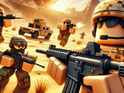 Igra Strike v Robloxu  spletu