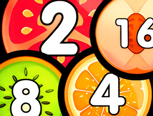 Igra Merge Balls Shooter 2048 Connect Fruits  spletu