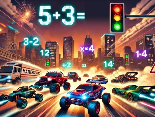 Igra Matematične dirke  spletu