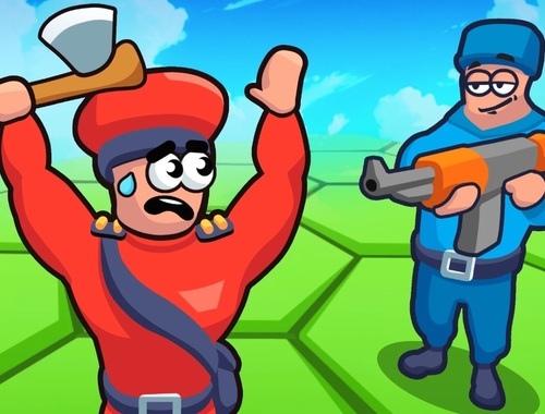 Igra Ploščica Hex World: Rdeča proti modri  spletu