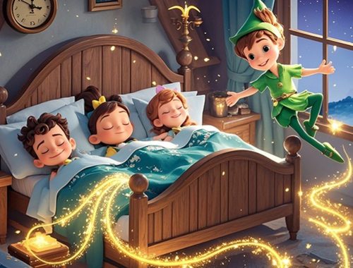Igra Poiščite razlike: Peter Pan  spletu