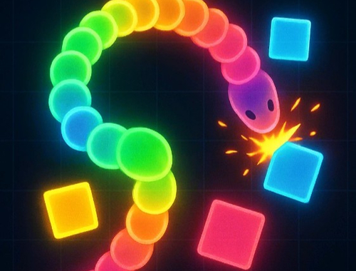Igra Snake frenzy Color Clash  spletu