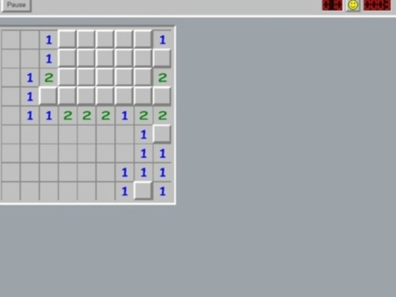 Igra Mineweeper  spletu