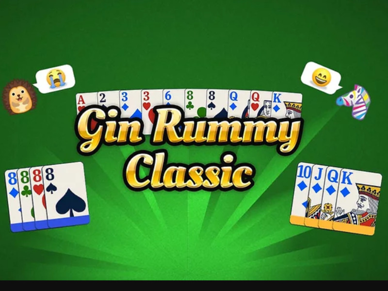 Igra Gin Rummy Classic spletu