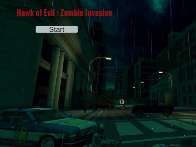 Igra Hawk Evil: invazija zombija spletu