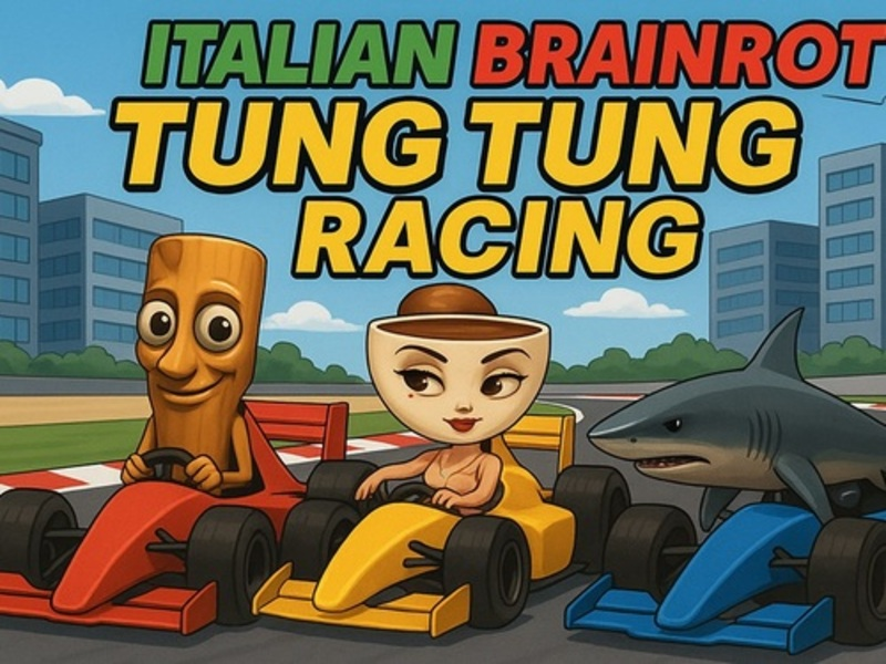 Igra Italijanska možganska krog: Tung Tung Racing spletu