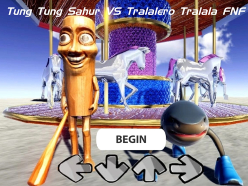 Igra Tung Tung Sahur proti Tralalerroe Tralala: Freee Knight Fankin spletu
