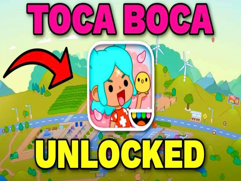 Igra Toca Boca Vse odklenjeno spletu
