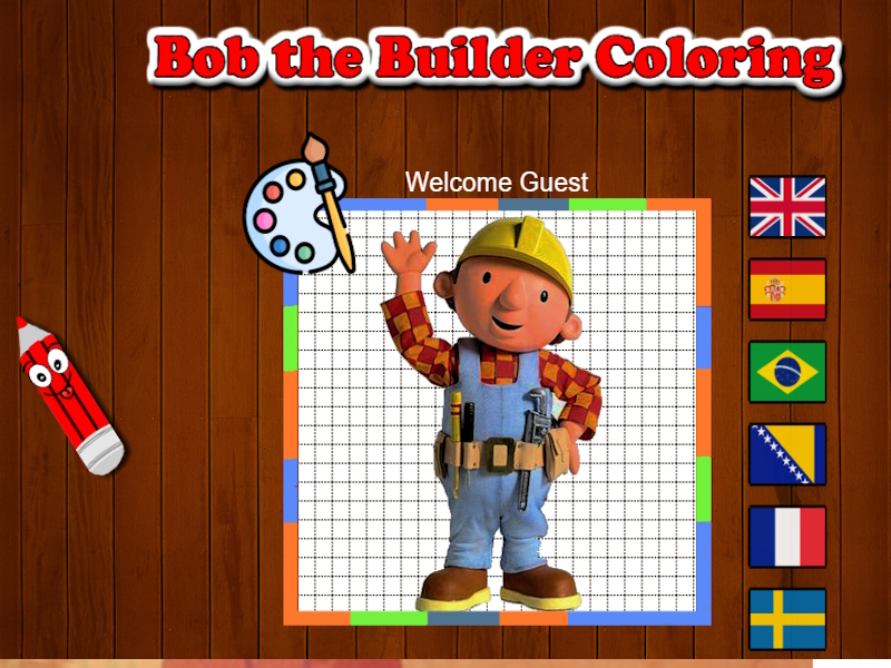 Igra Bob Builder Coloring spletu