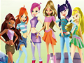 Igra Zbirka sestavljanke Winx Club  spletu