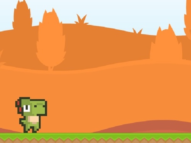 Igra Teči, dino, teči 2d spletu