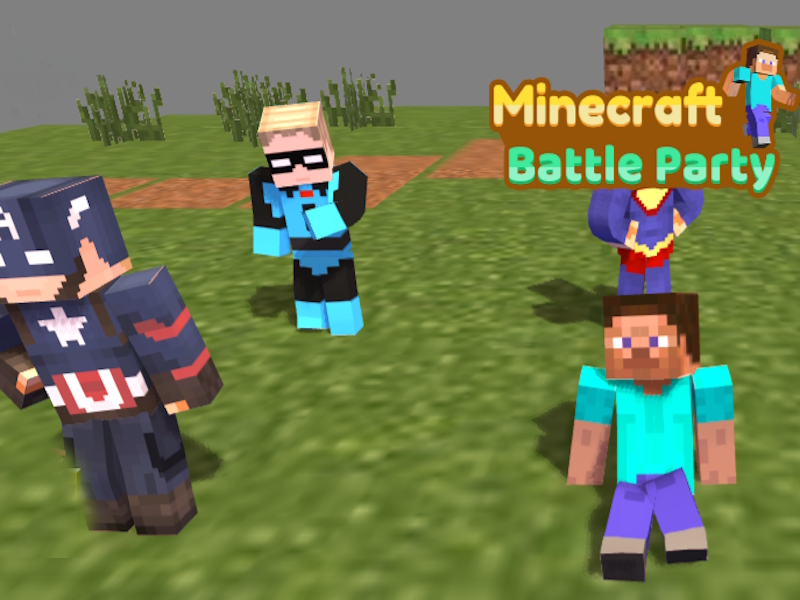 Igra Stranka Minecraft z borbami spletu