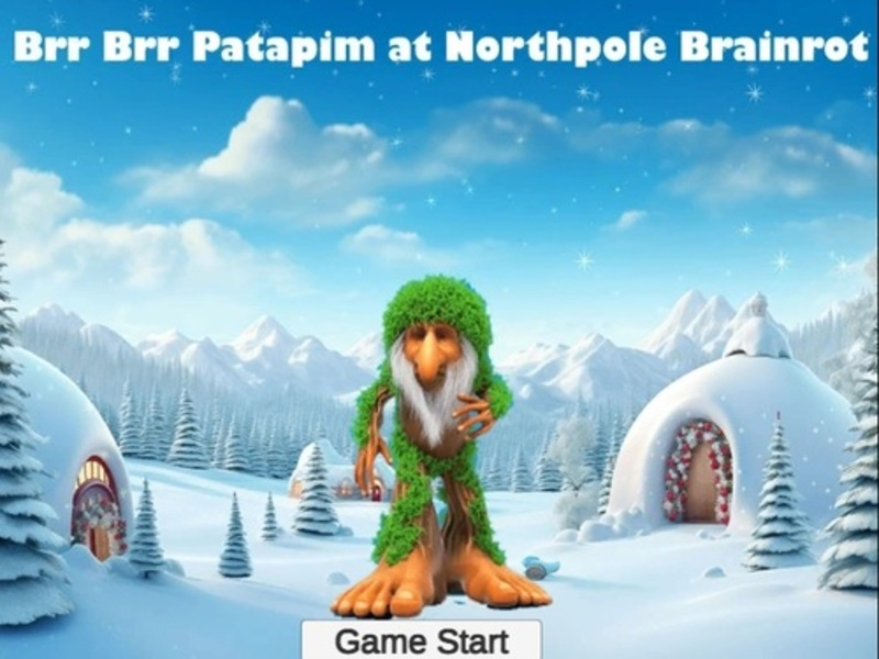 Igra Brr Brr Patapis na severnem polu spletu