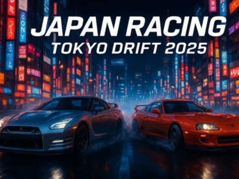 Igra Japonske dirke Tokio Drift 2025 spletu