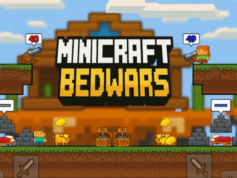 Igra Minecraft Bed Wars spletu